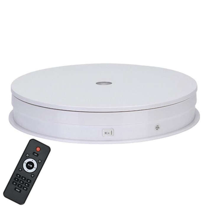 Remote Control Light Rotating Tray Still Life Display Adjustable Speed Brightness Jewelry Stand, ...