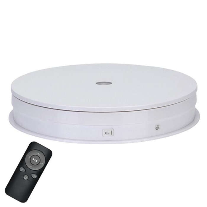 Remote Control Light Rotating Tray Still Life Display Adjustable Speed Brightness Jewelry Stand, ...