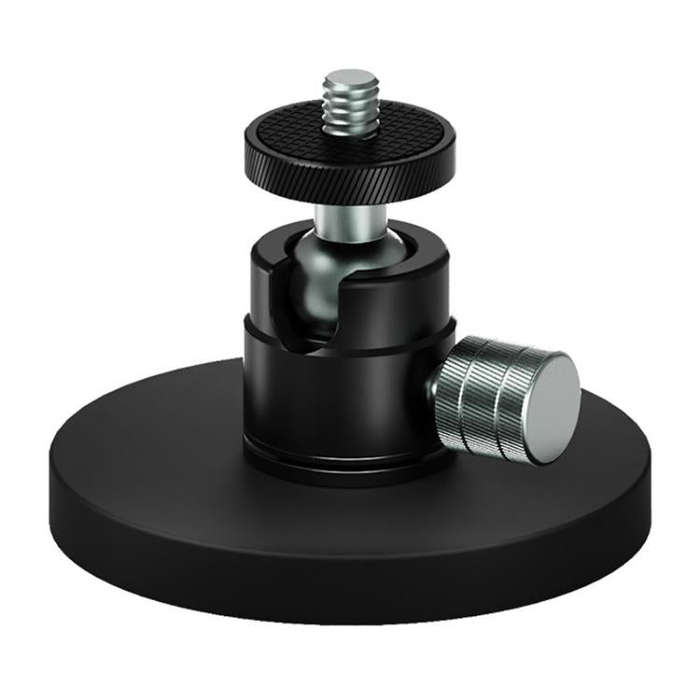 1/4 Ball Head D66mm Magnetic Mount Snail Gimbal Adjustment Bracket