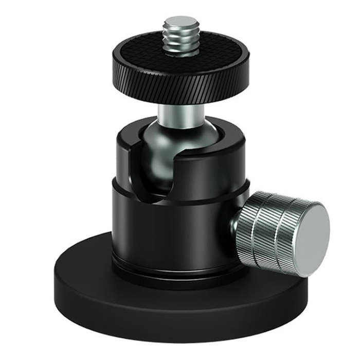 1/4 Ball Head D43mm Magnetic Mount Snail Gimbal Adjustment Bracket