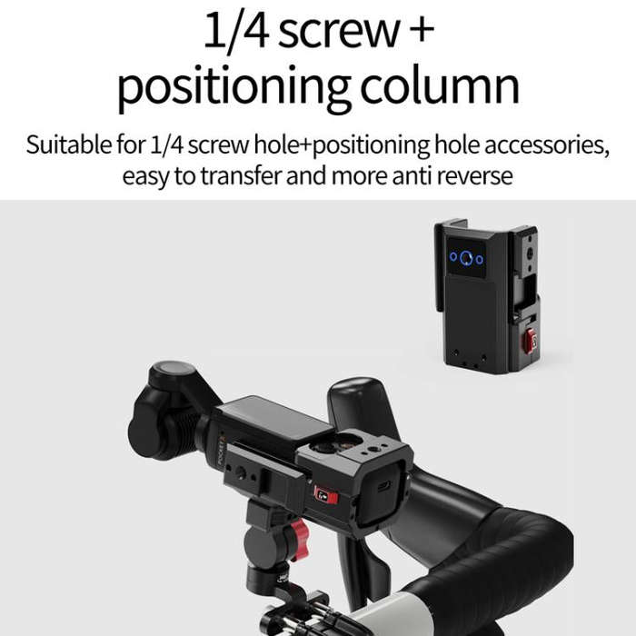 1/4 Front Rear Adjustment Bicycle Stem Camera Mount Cycling Front Light Bracket For Shooting