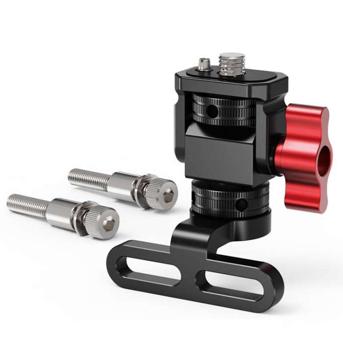 1/4 Universal Damping Adjustment Bicycle Stem Camera Mount Cycling Front Light Bracket For Shooting