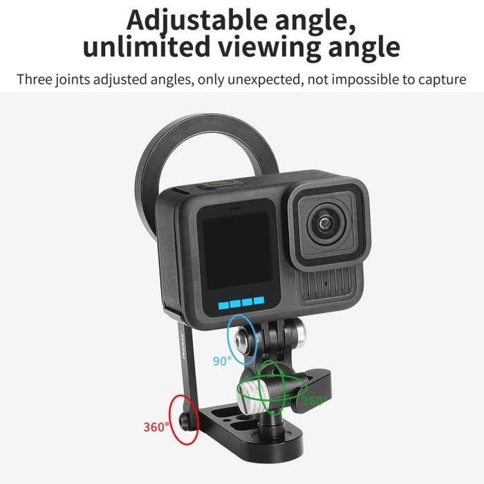1/4 Snail Ball Head Magnetic Bracket Base Bracket Expansion