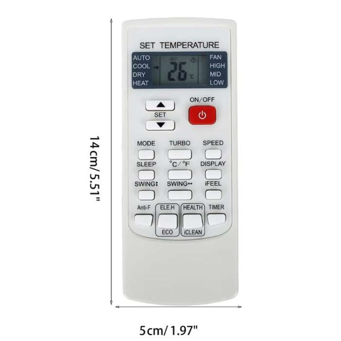 For AUX  Air Conditioner Remote Control YKRH102 YKR-H/102E