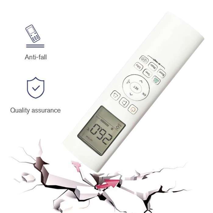 For Midea RG58N(B2H) / BGEF Air Conditioner Remote Control Replacement Parts(Cooling and Heating ...