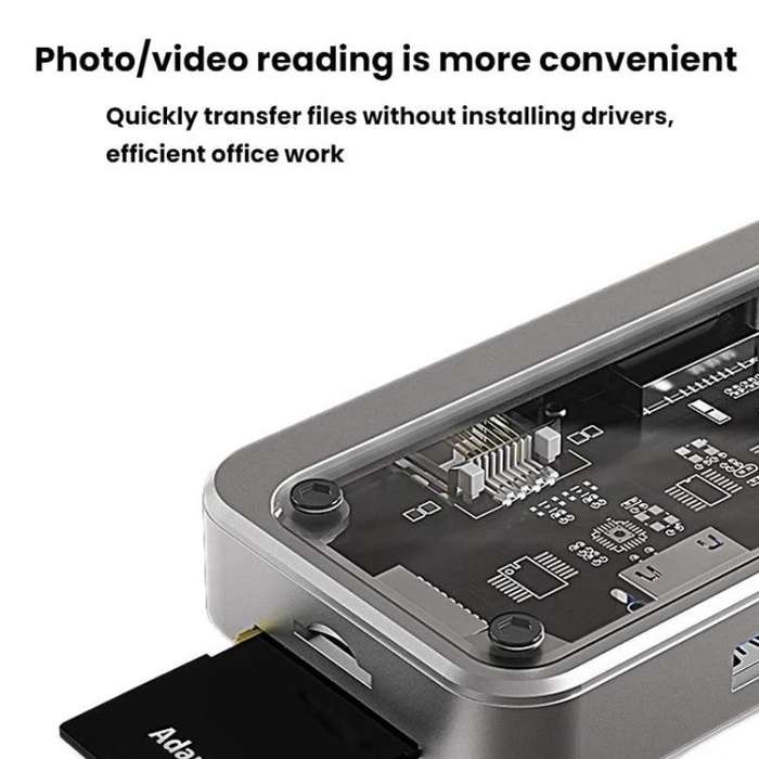 SW10V-PRO Type-C Docking Station USB HUB Multi Port Hub Computer Converter
