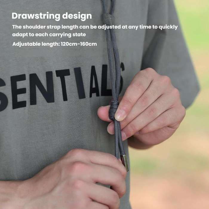 Cwatcun D214 Medium Universal Camera Strap Comfortable Pressure Relieving Camera Strap(Dark Gray)