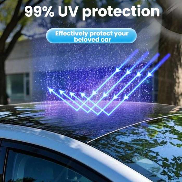 For Tesla Model Y Juniper Ice Crystals Sunroof Sunshade(Black)