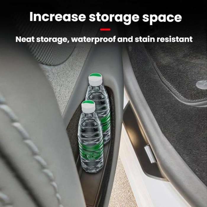 For Tesla Model 3 Highland Door Slot Storage Box(Black)