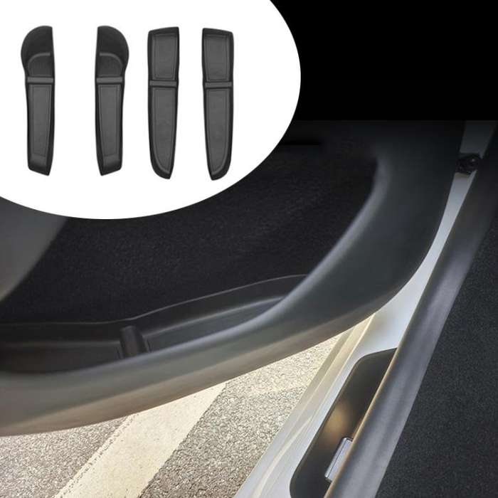 For Tesla Model 3 Highland Door Slot Storage Box(Black)