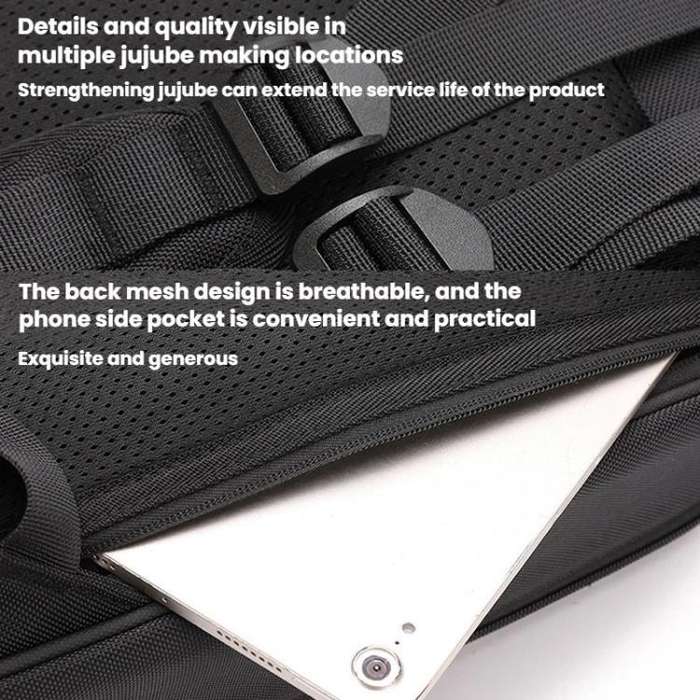 For DJI RS 4 Mini BKano R4M-006 Bag Dual Shoulder Storage Backpack(Black)