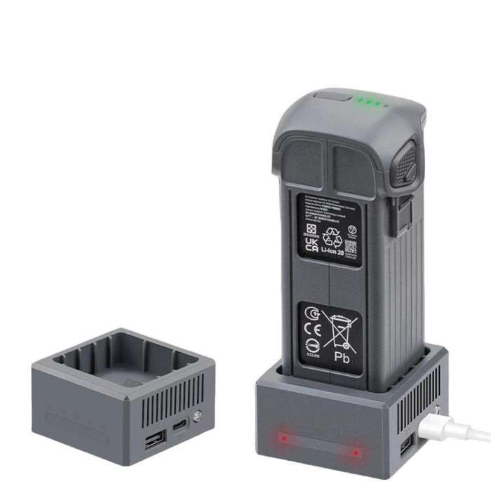 For DJI Mavic 4 Pro Drone YX Fast Charger Charging Station Battery Health Management(Gray)