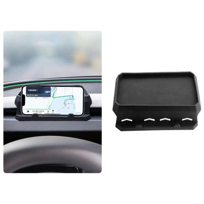 For Tesla Model 3 Highland Dashboard Tissue Storage Tray(Black)