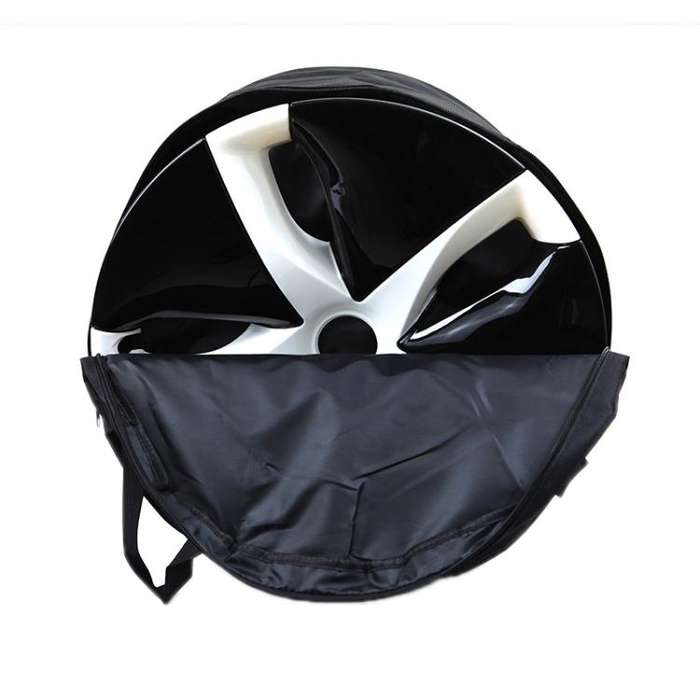 For Tesla Model 3/Y Trunk Storage Hub Cap Organizer(Black)