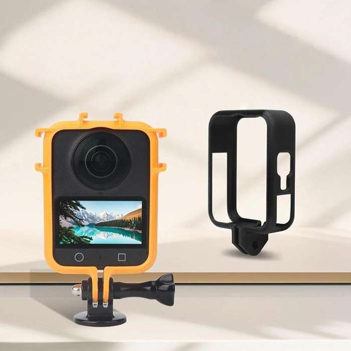 For DJI Osmo 360 Camera CQT Expansion Frame Anti-Scratch & Shockproof Protector Cold Shoe Black