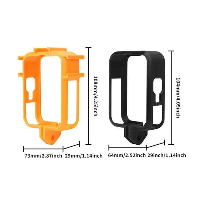 For DJI Osmo 360 Camera CQT Expansion Frame Anti-Scratch & Shockproof Protector Cold Shoe Black