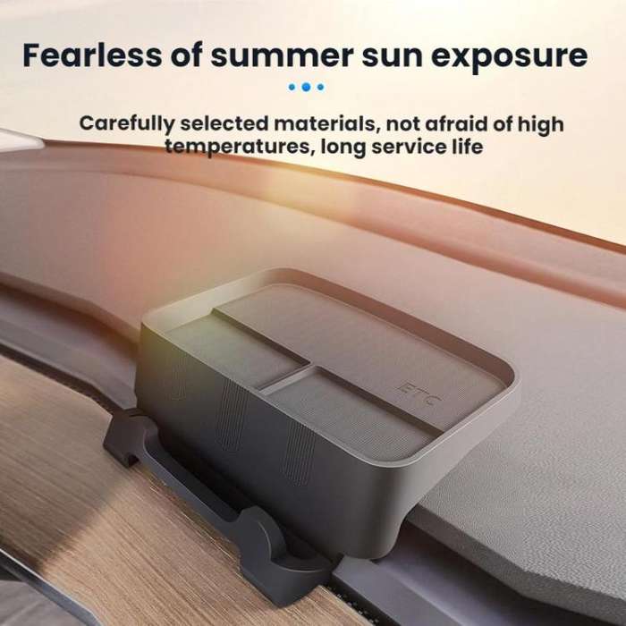 For Tesla Model 3 Highland Removable Dashboard Tray ETC Holder(Black)