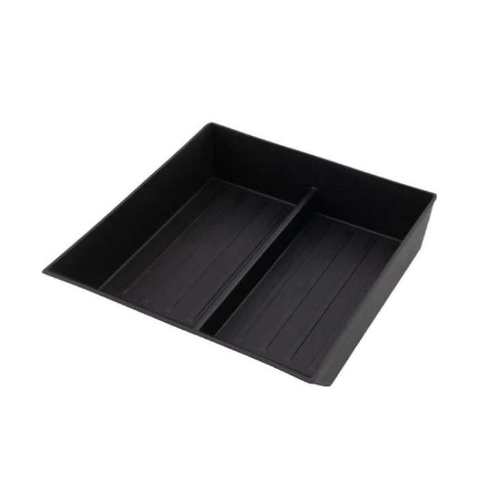 For Tesla Cybertruck Center Console Lower Storage Box(Black)