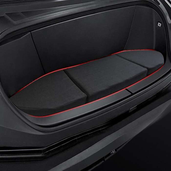 For Tesla Cybertruck Folding Front Trunk Foam Seat Cushion(Black)