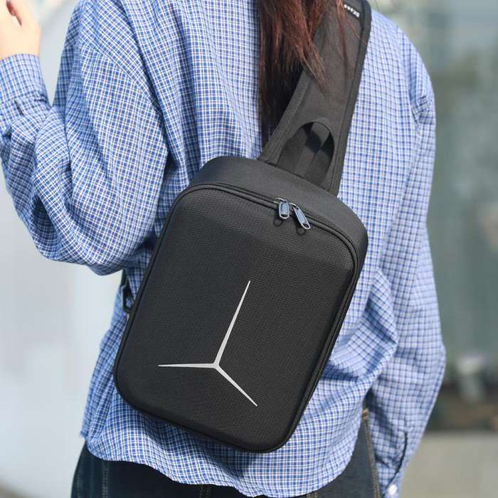 For DJI Mini 2 / 2 SE / 4K Fly More Combo BKano M4K-004 Hard Shell Portable Chest Bag Crossbody B...