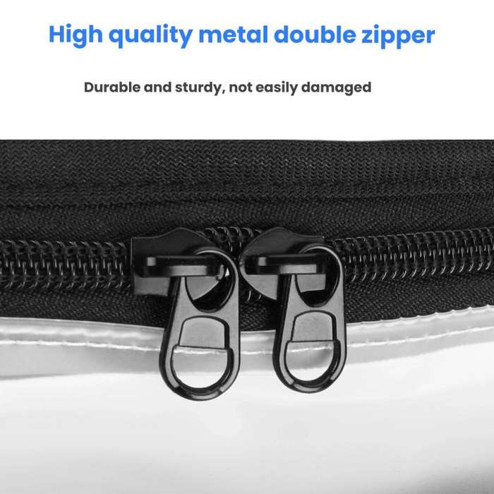 39 Inch Electric Guitar Dust Cover TPU Gig Bag with Dual Zippers Protective Storage Case(Transpar...