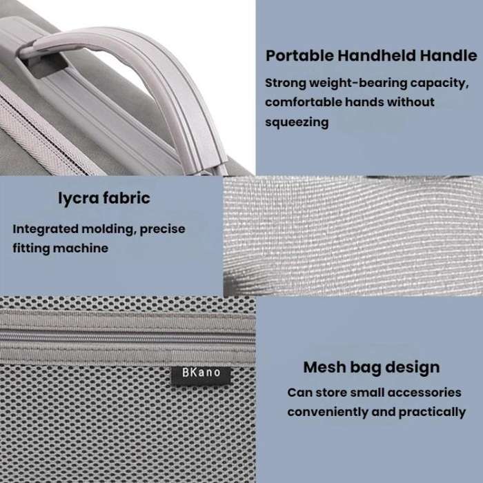For DJI Mini 2 / 2 SE / 4K Fly More Combo BKano M4K003 Crossbody Storage Backpack(Grey)