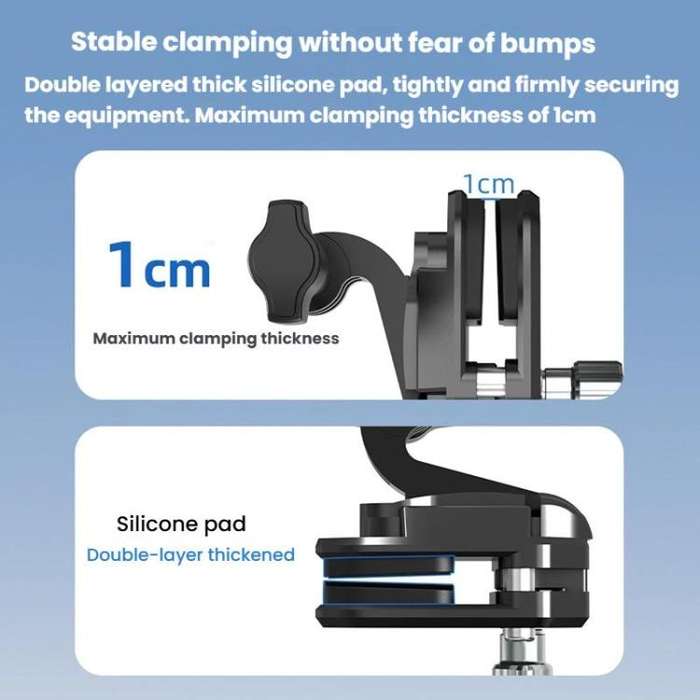 Flymile FLY045 Sports Camera Motorcycle Windshield Mounting Clamp