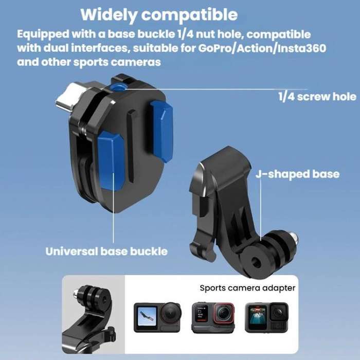 Flymile FLY045 Sports Camera Motorcycle Windshield Mounting Clamp