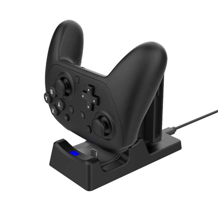 For Nintendo Switch 2 Joy-Con & Pro Controller 3-in-1 Charging Dock Storage Holder with LED Indic...