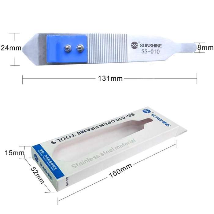 SUNSHINE SS-010 Mobile Phone Shell Opening Frame Disassembling Non-Slip Pry Bar Disassembly Repai...