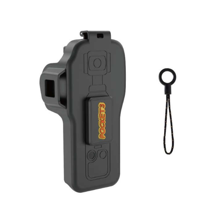 For DJI OSMO POCKET 3 BRDRC Body Screen Lens Protective Cover(Black)