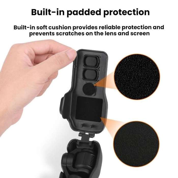 For DJI OSMO POCKET 3 BRDRC Body Screen Lens Protective Cover(Black)