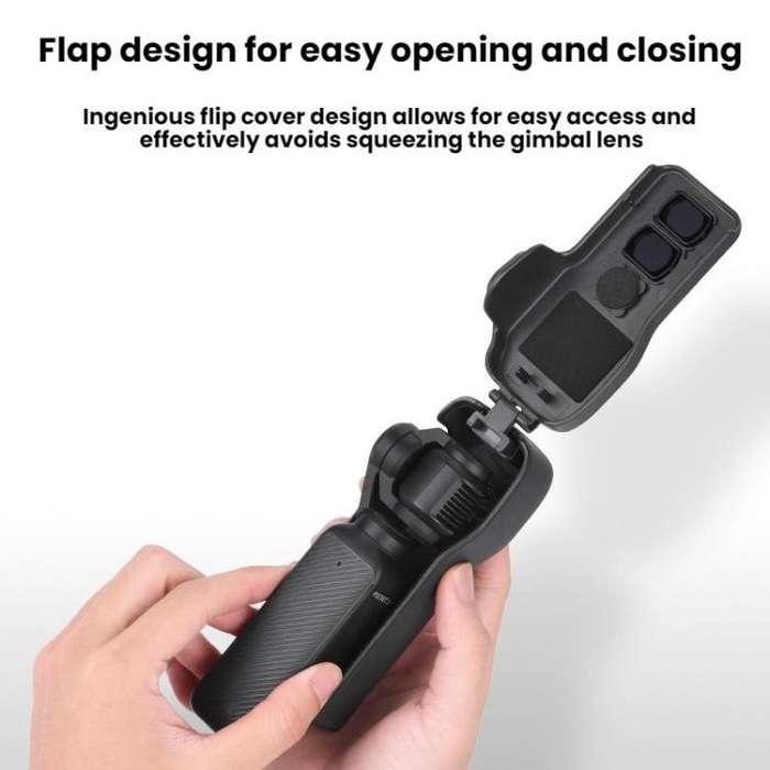 For DJI OSMO POCKET 3 BRDRC Body Screen Lens Protective Cover(Black)
