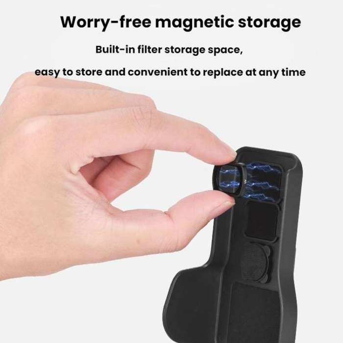 For DJI OSMO POCKET 3 BRDRC Body Screen Lens Protective Cover(Black)