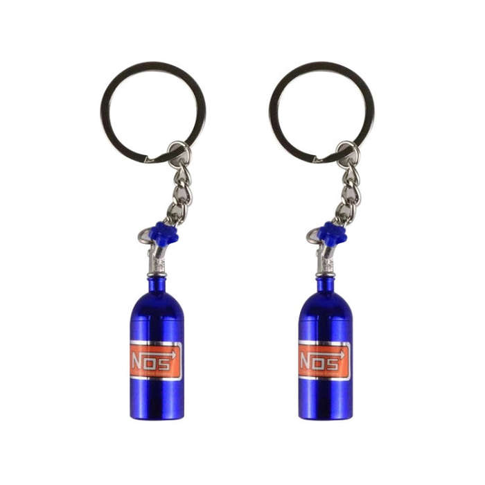 2 PCS Fashion Metal Keyring Car Keychain Auto Key Chain Key Ring