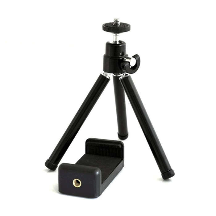 Multi-functional Aluminum Alloy Mount Tripod with Phone Clamp