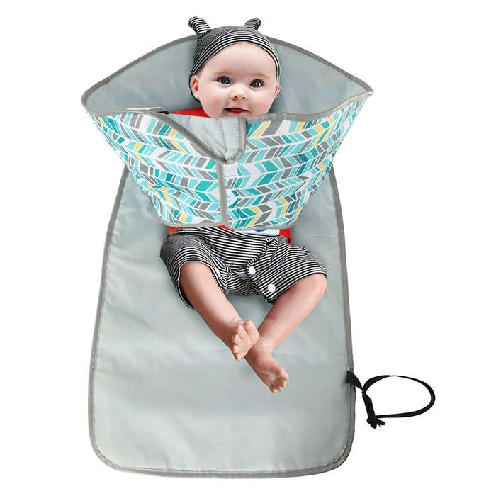 Baby Changing Diaper Pad Portable Folding Waterproof Nursing Pad, Size:One size(Small maple leaf)