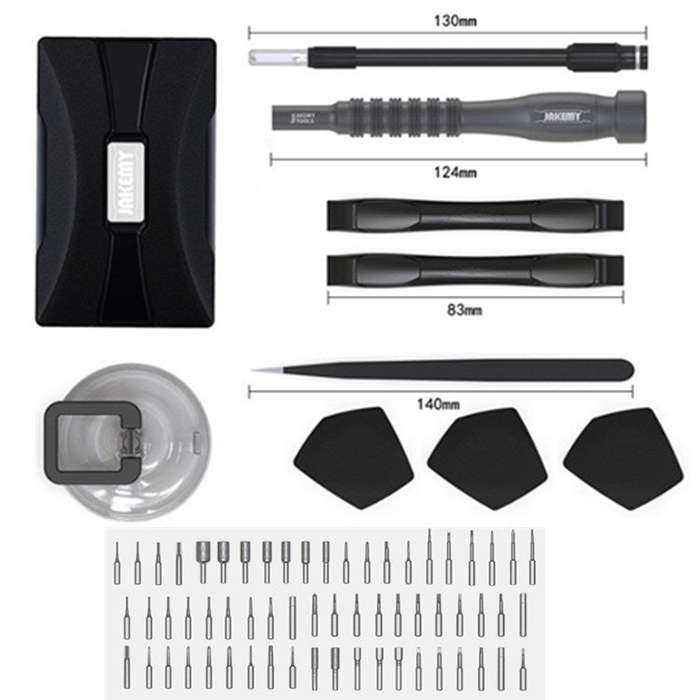 JM-8172 73 In 1 Combination Screwdriver Set Mobile Phone Computer Game Machine Model Removal Tool