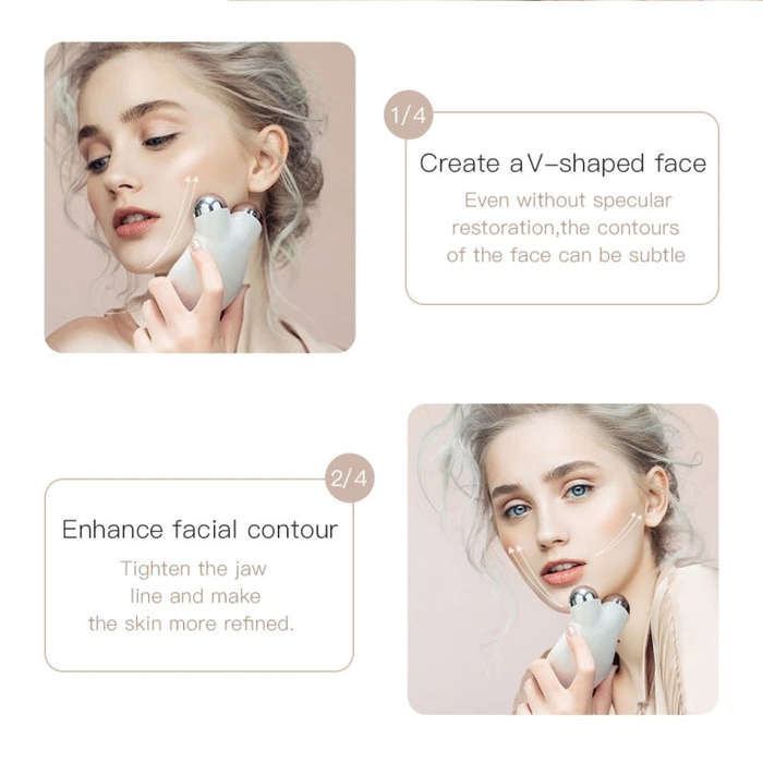 Household Micro-current Beauty Instrument (Pink)
