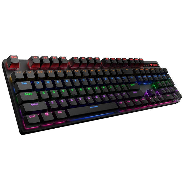 Rapoo V500 PRO Mixed Light 104 Keys Desktop Laptop Computer Game Esports Office Home Typing Wired...