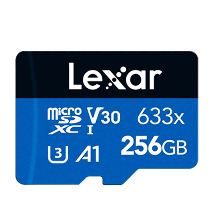 Lexar 633x 256GB High-speed Mobile Phone Camera Memory TF Card Switch Expansion Driving Recorder ...