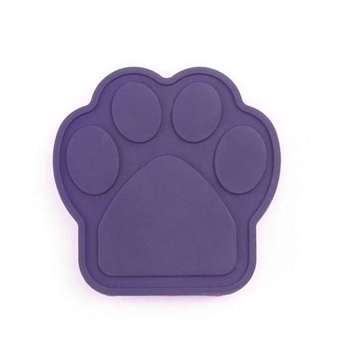 Pet Silicone Fixed Suction Cup Bowl Slow Eating Divert Attention Bath Products(Purple)