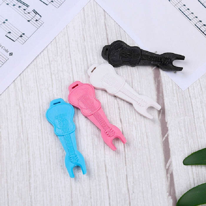 50 PCS Acoustic Guitar String Starter Pull Solid String Cone Guitar Change Tool(Black)