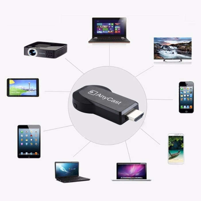 M2 Plus Wireless WiFi Display Dongle Receiver Airplay Miracast DLNA 1080P HDMI TV Stick for iPhon...