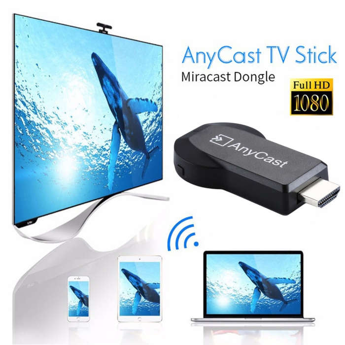 M2 Plus Wireless WiFi Display Dongle Receiver Airplay Miracast DLNA 1080P HDMI TV Stick for iPhon...