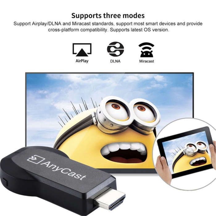 M2 Plus Wireless WiFi Display Dongle Receiver Airplay Miracast DLNA 1080P HDMI TV Stick for iPhon...