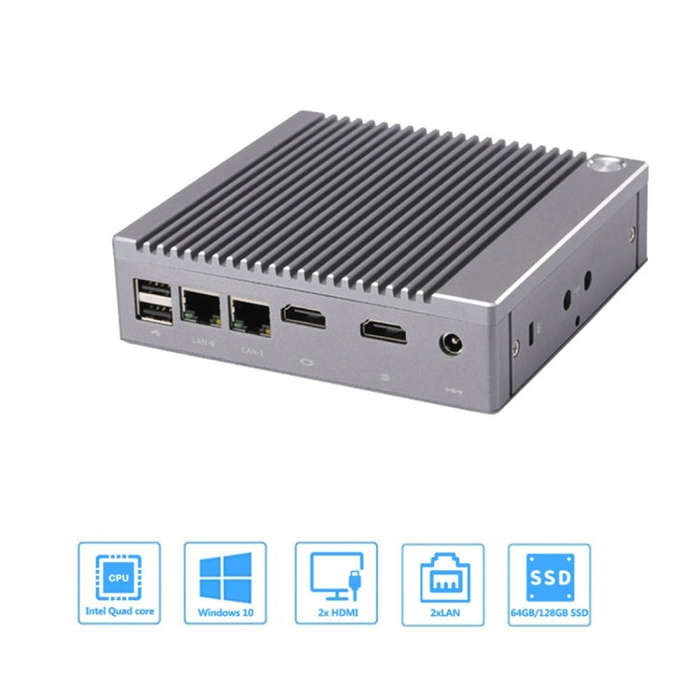 K660S Windows and Linux System Mini PC, Intel Celeron Processor N2840 Quad-Core 1.83- 2.25GHz, 8G...
