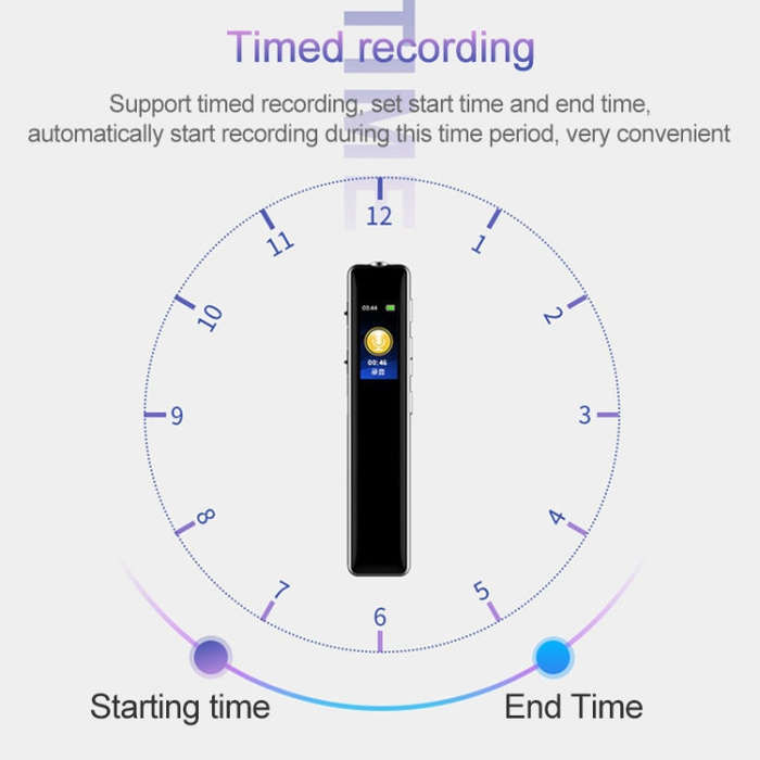 Q33 External Play MP3 Voice Control High Definition Noise Reduction Recording Pen, 32G, Support P...
