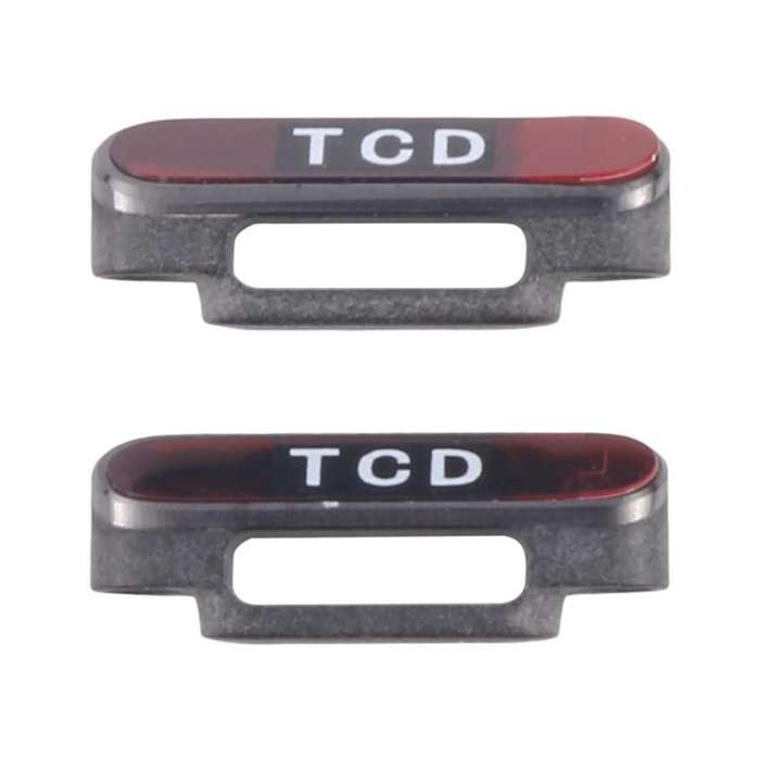 For Apple Watch Series 10 46mm / 42mm 1 Pair Watch Clasp (Black)