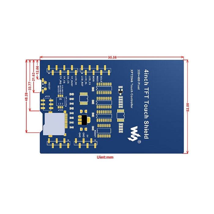 4 inch Touch LCD Shield for Arduino
